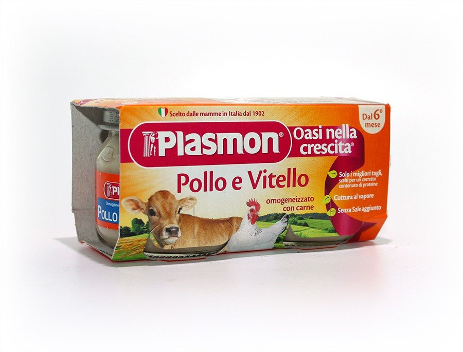 Plasmon Omogeneizzato Pollo E Vitello 2x80g